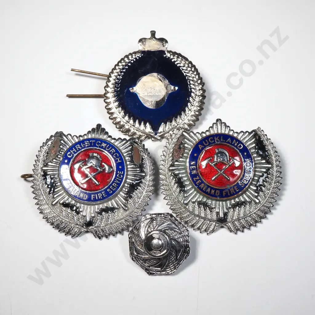 Assorted Fire Brigade Cap Badges  Image 1++