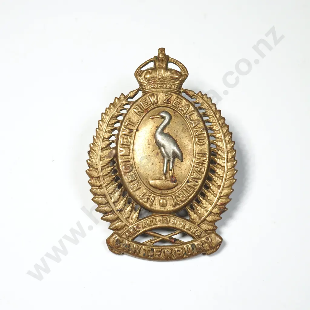 WW1 Canterbury Cap Badge  Image 1++