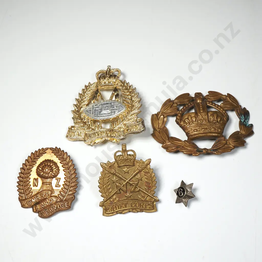 Assorted New Zealand Military Badges Image 1++