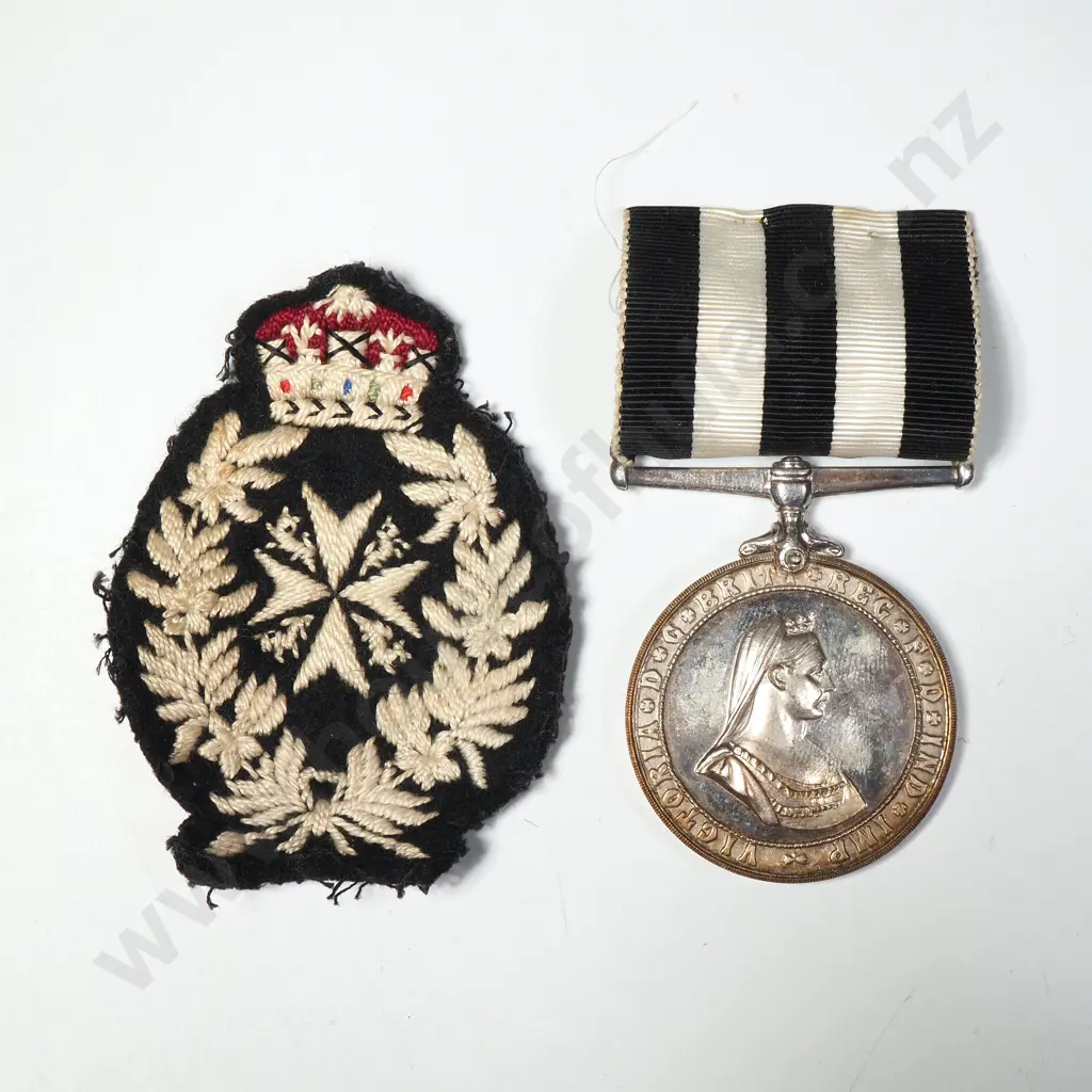 New Zealand St John Medal Awarded to NZ 980 R M Hewson & Patch Image 1++