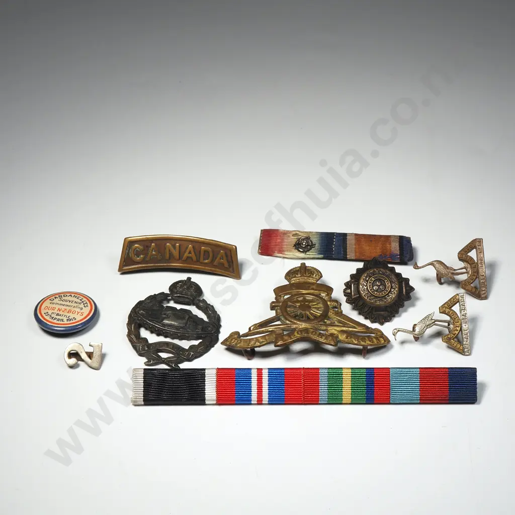 Assorted New Zealand Military Badges Image 1++