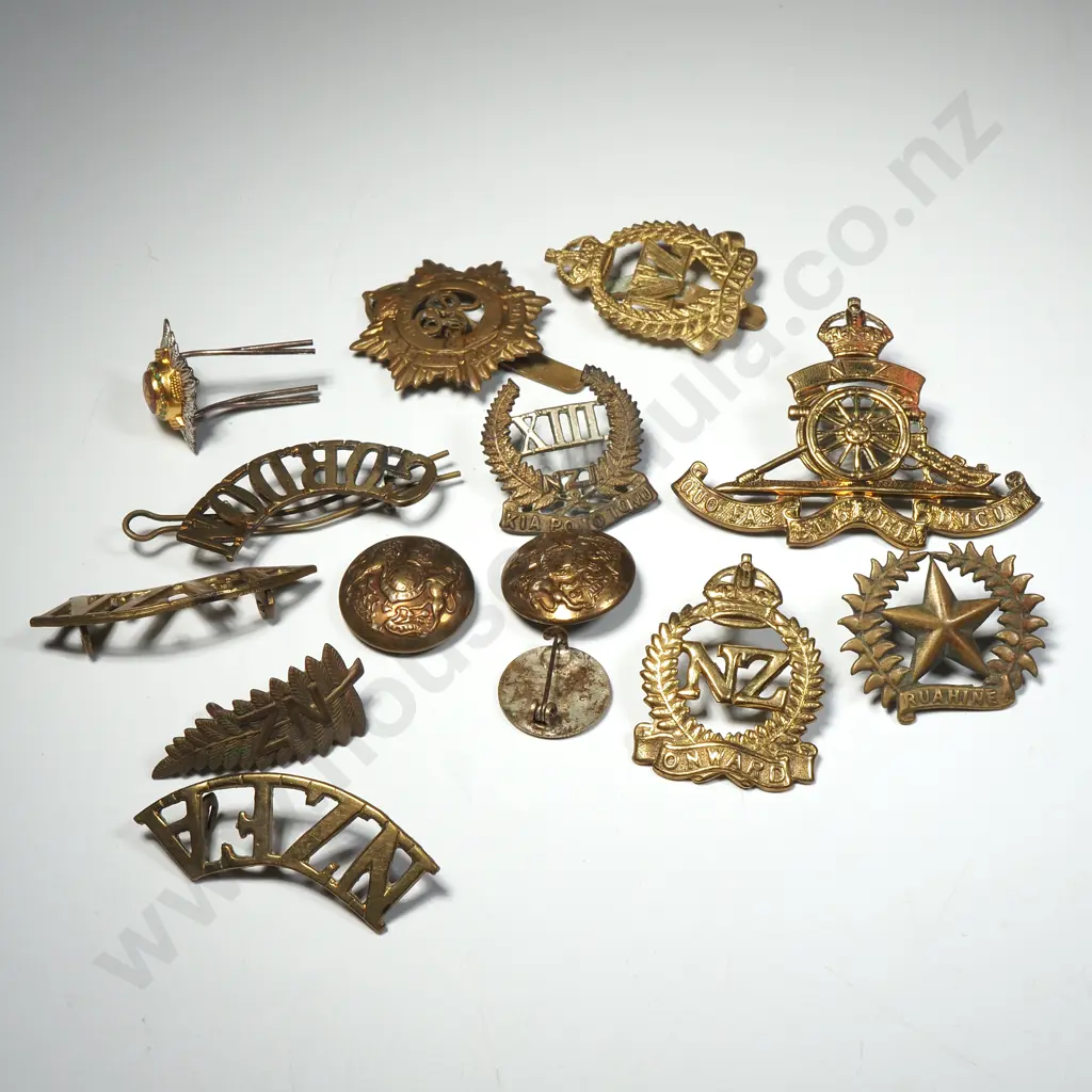 Assorted WW1 New Zealand Military Badges  Image 1++