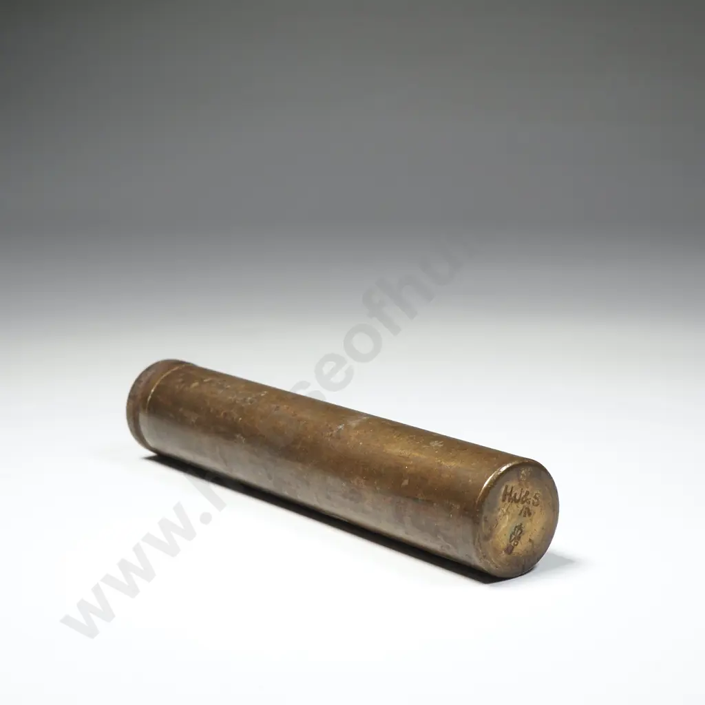 WW2 .303 Brass Oil Bottle Image 1++