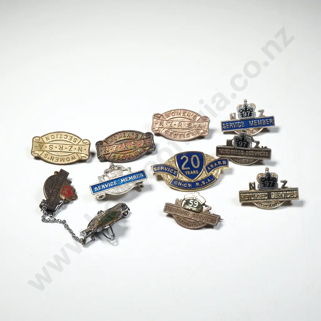 Large Assorted Lot of RSA Pins  Image 1++