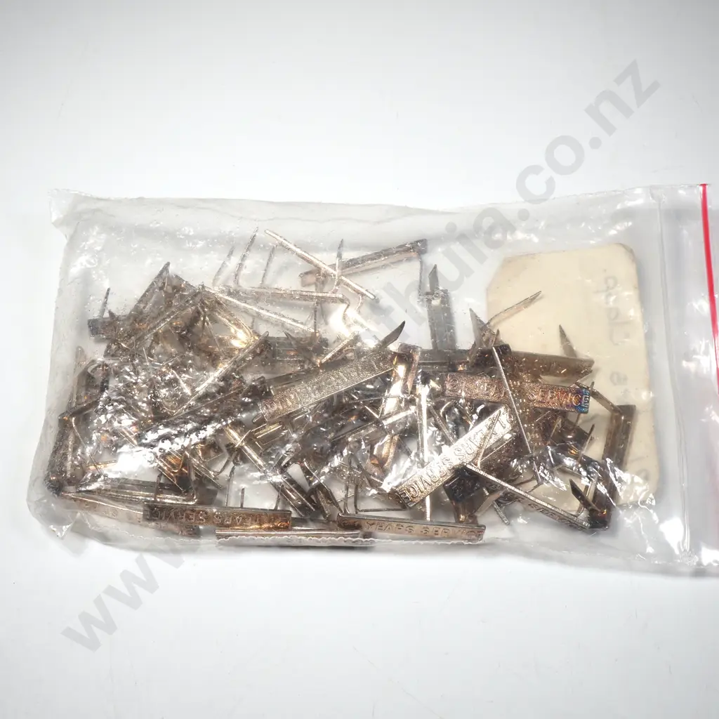 Extremely Large Lot of New Zealand Police 21 Year Service Bars  Image 1++
