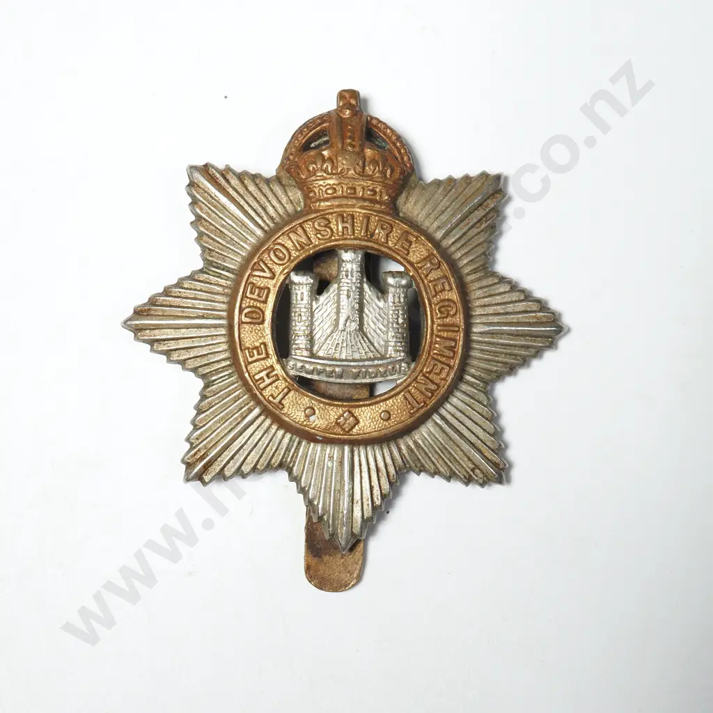 The Devonshire Regiment Cap Badge  Image 1++