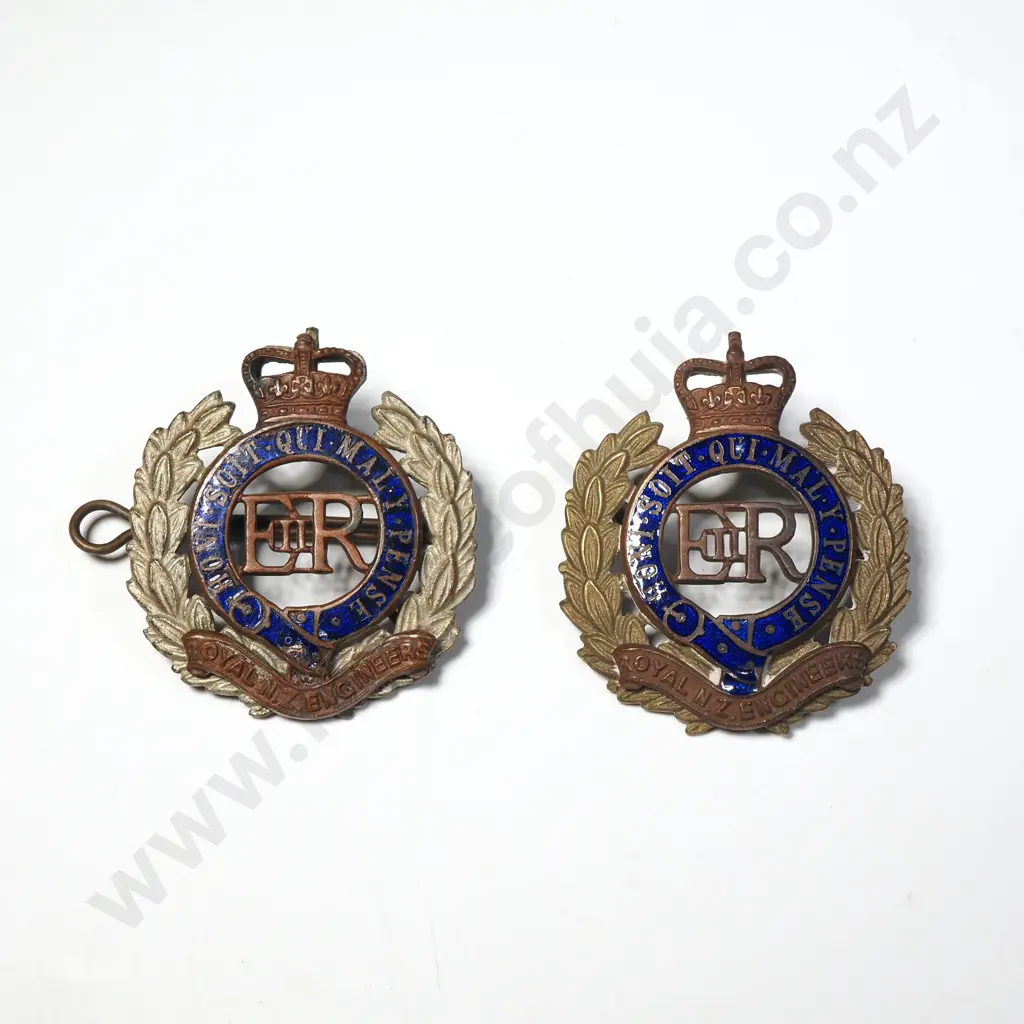 Two Royal Engineers Cap Badges  Image 1++