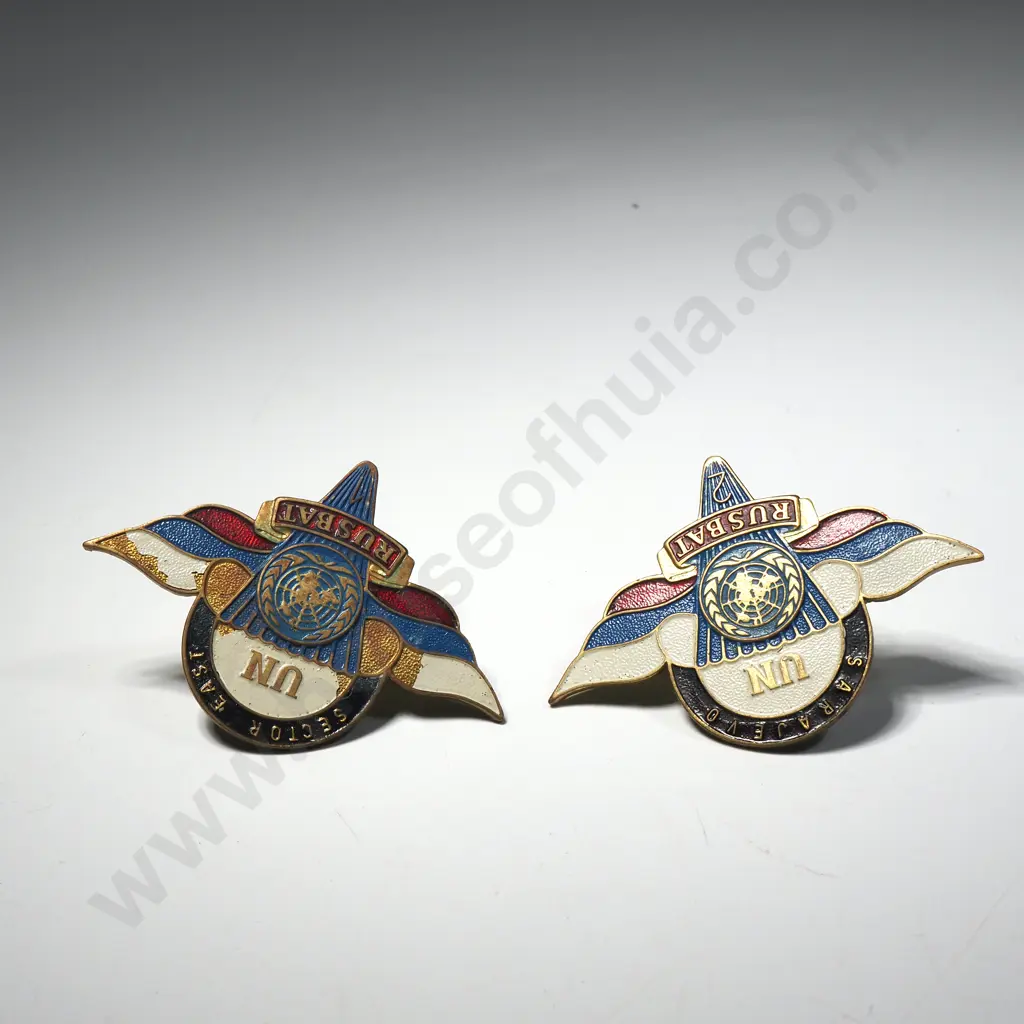 2 x United Nations Para Wings (RUSBAT & RUSBAT2) Russian Federation Image 1++