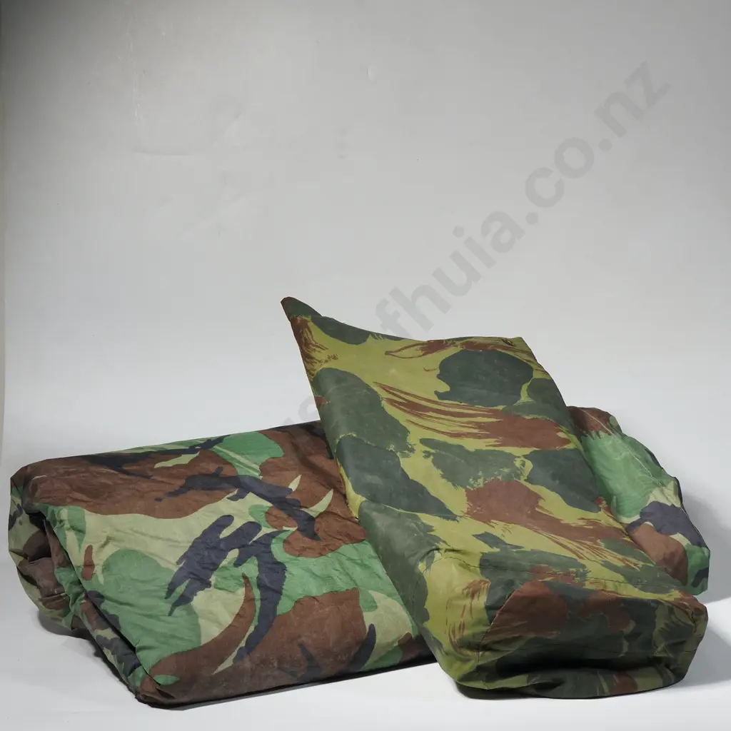 Two Army Camouflage One Man Shelters Image 1++