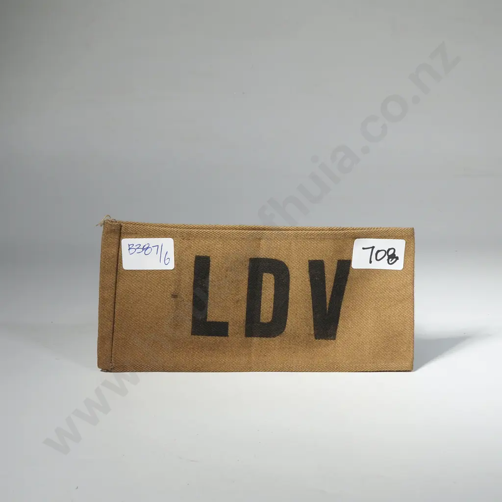 WW2 Local Defence Volunteers LDV Arm Band Image 1++