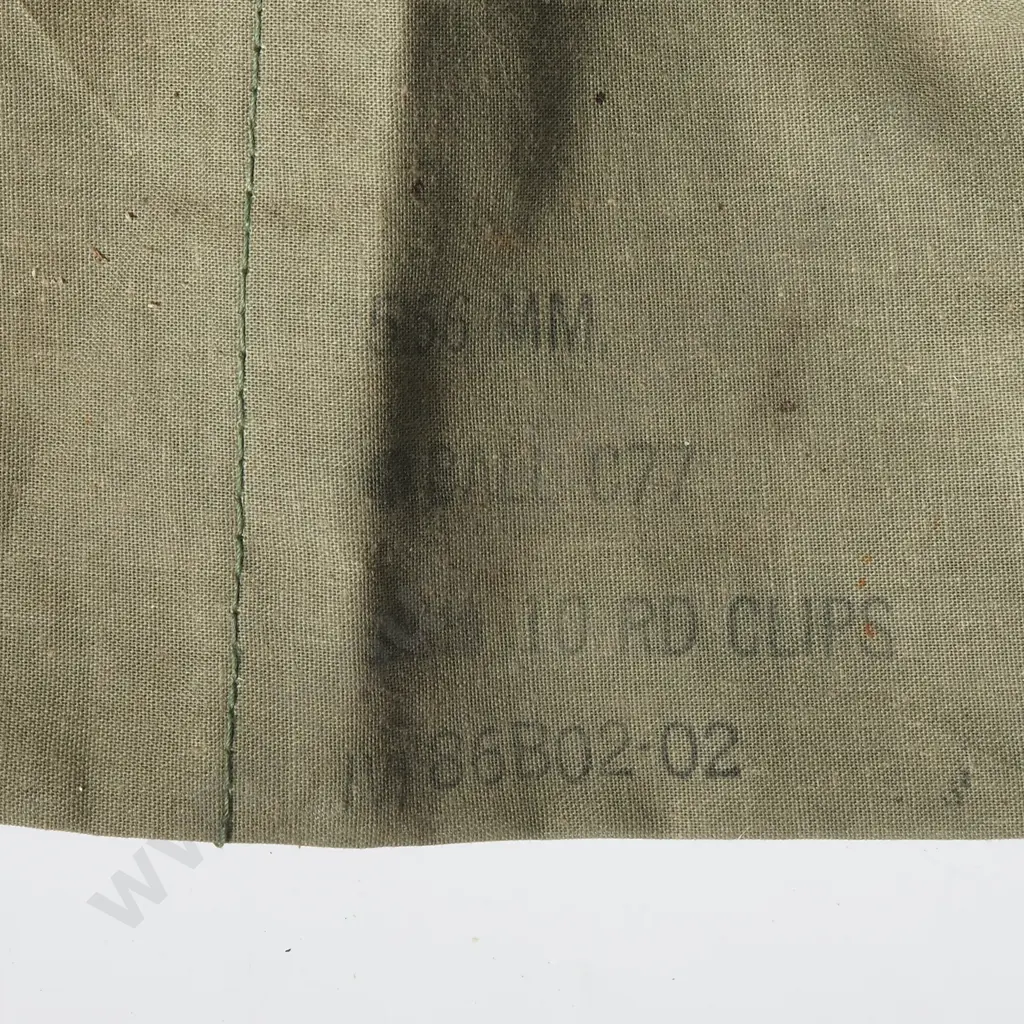 5.56mm Ammunition Bandolier & Camo Double Ammo Pouch. Image 1++