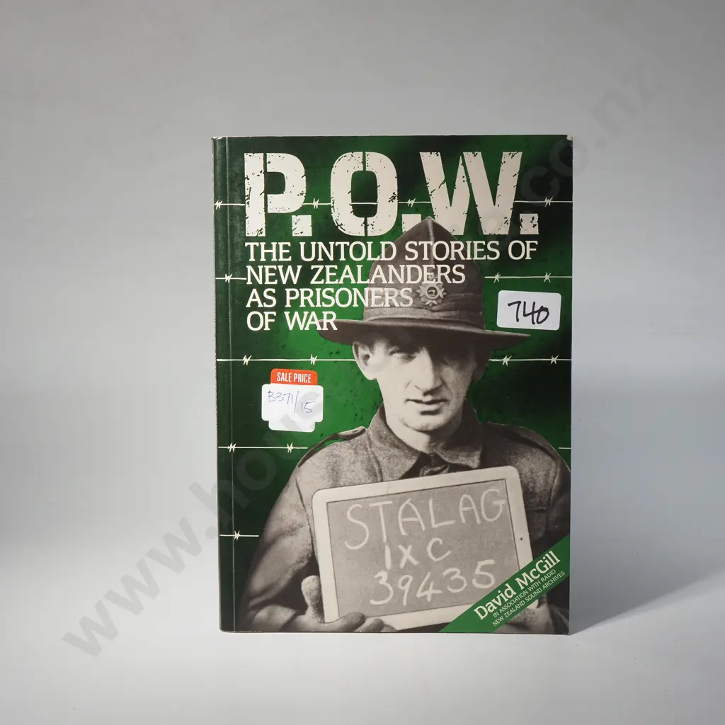POW The Untold Storeis of New Zealanders as Prisoners of War - David McGill 1987 Image 1++