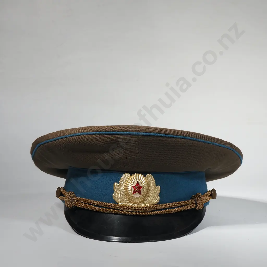 Soviet Navy Officer Dress Uniform & Hat w Signaller Badge Image 1++