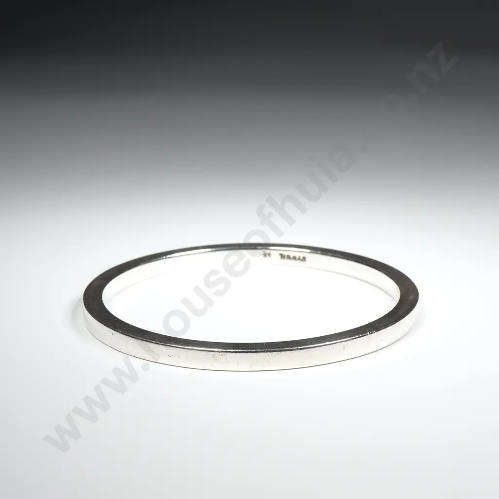 Sterling Silver Jens Hansen Bangle Image 1++