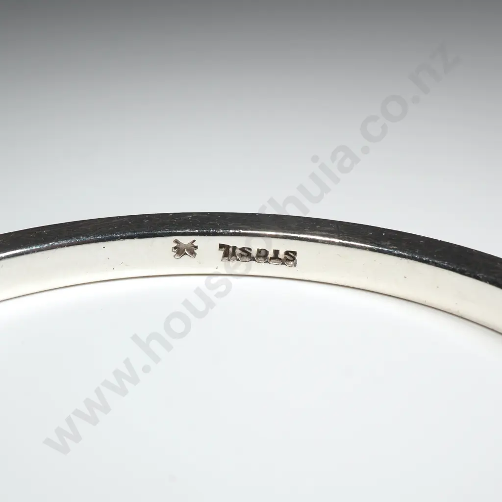 Sterling Silver Jens Hansen Bangle Image 1++