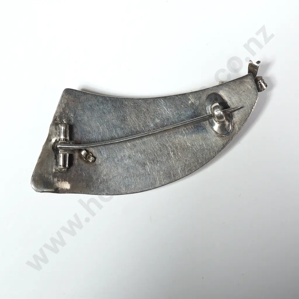 Impressive Sterling Silver Scottish Brooch Image 1++