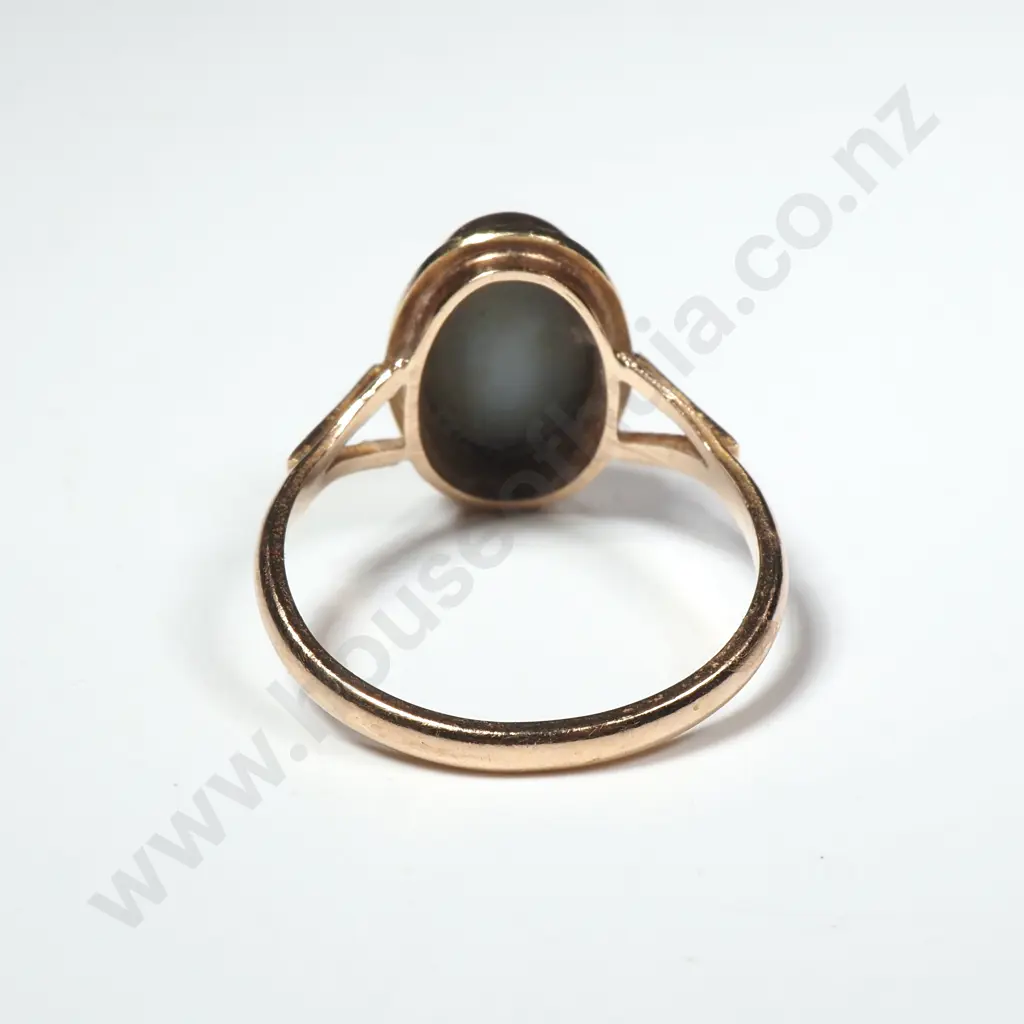 Vintage 9ct Gold Opal Ring Image 1++