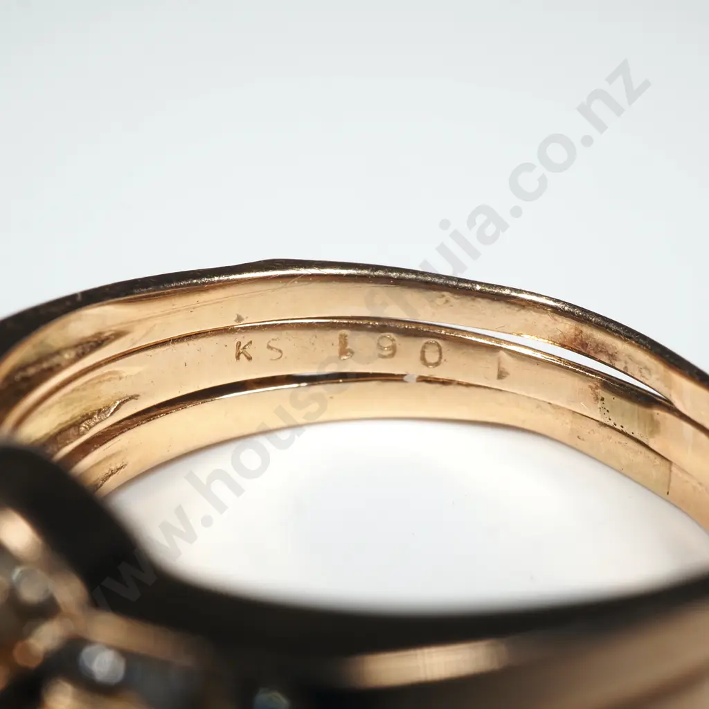 14ct Gold Diamond Ring w Valuation for $7,000.00 Image 1++