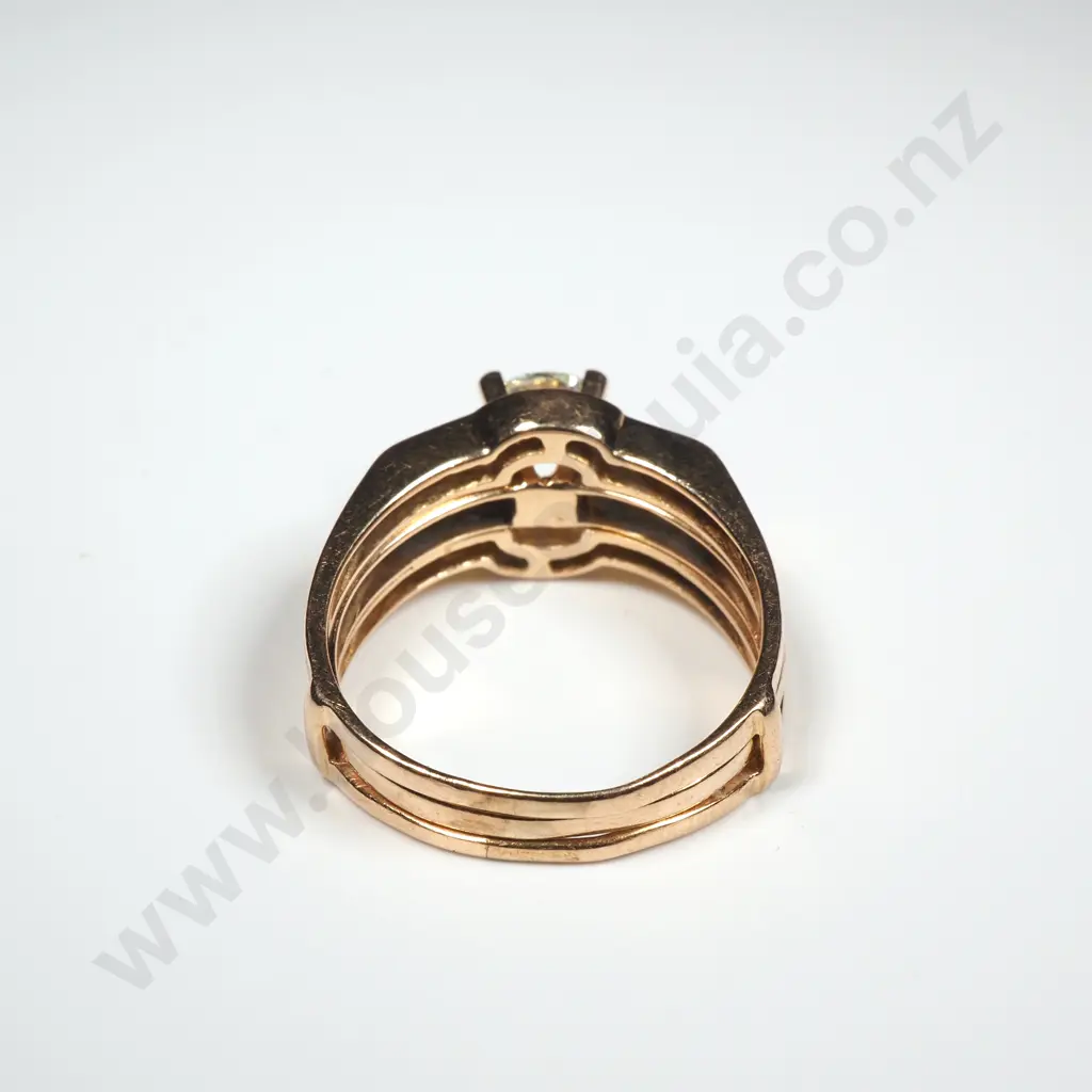 14ct Gold Diamond Ring w Valuation for $7,000.00 Image 1++