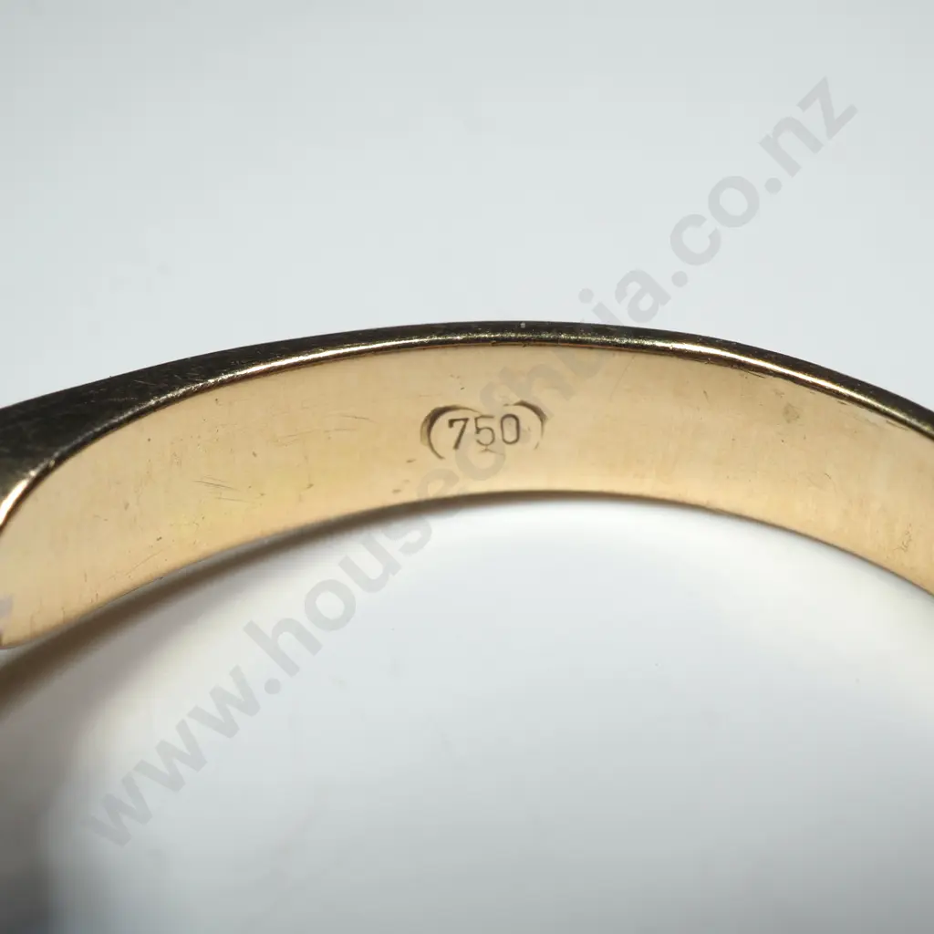 Vintage 18ct Gold Diamond & Sapphire Ring  w Valuation for $6879.00 Image 1++