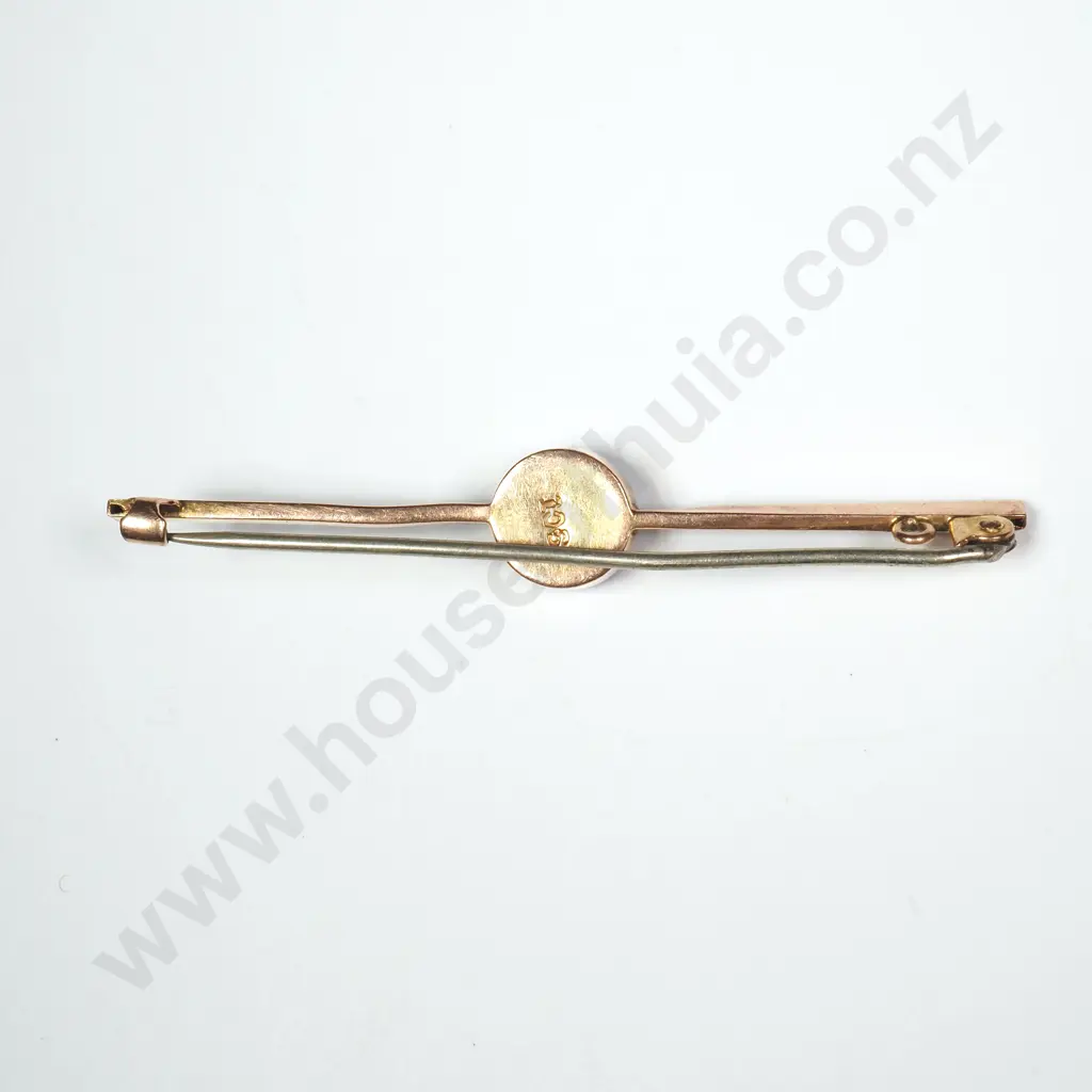 Vintage 9ct Gold & Opal Brooch Image 1++