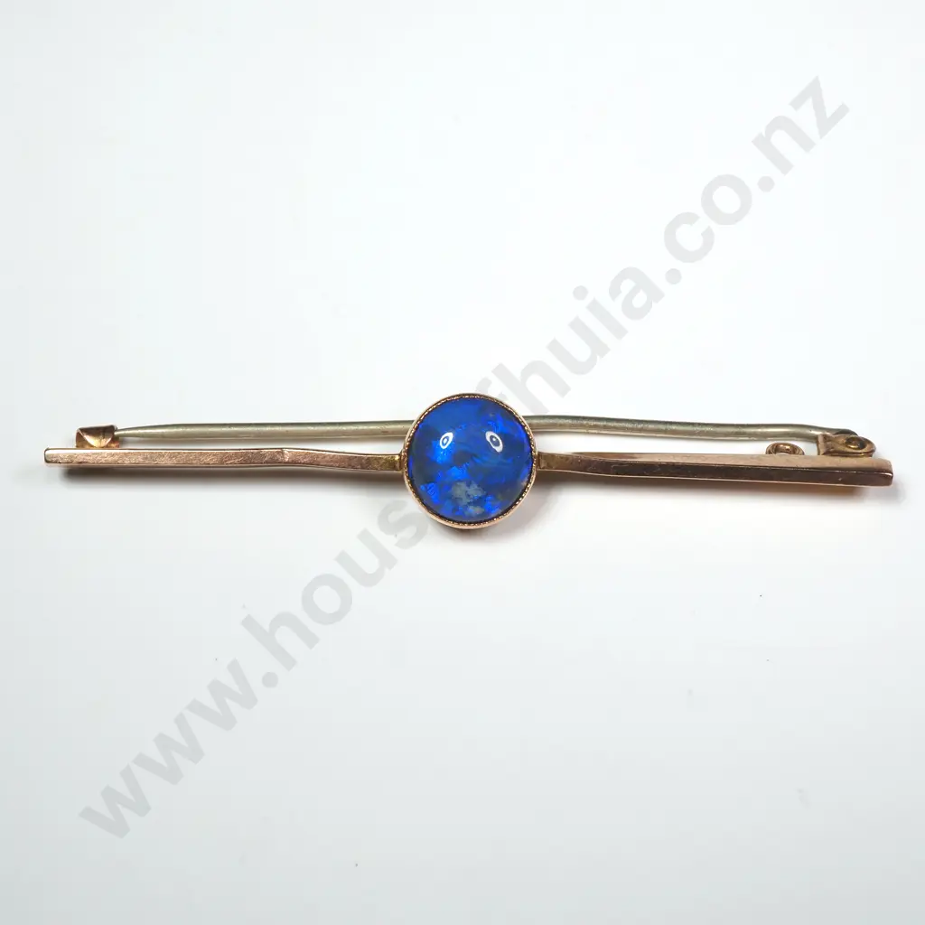 Vintage 9ct Gold & Opal Brooch Image 1++