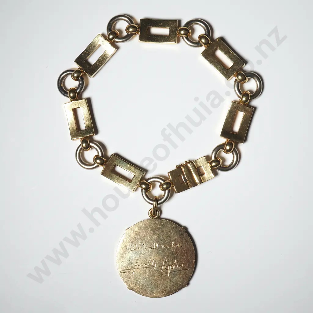 18ct Gold Bracelet w Valuation for $17,835.00 Image 1++