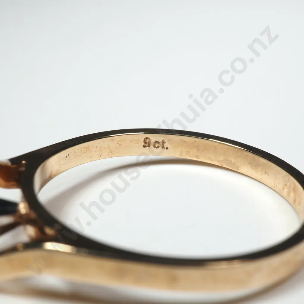 9ct Gold Diamond Ring Image 1++
