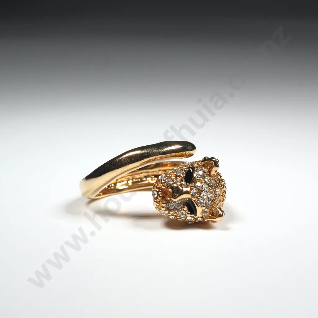 Cartier Style Costume Panther Ring Image 1++