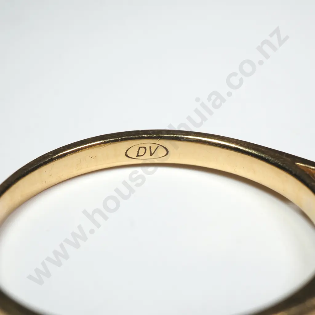 18ct Gold Three Diamond Ring w Valuation for $2,499.000 Image 1++
