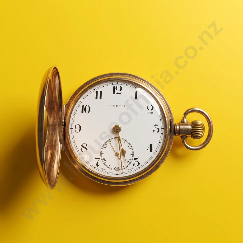 Impressive Cased 9ct Gold Half Hunter Pocket Watch Image 1++