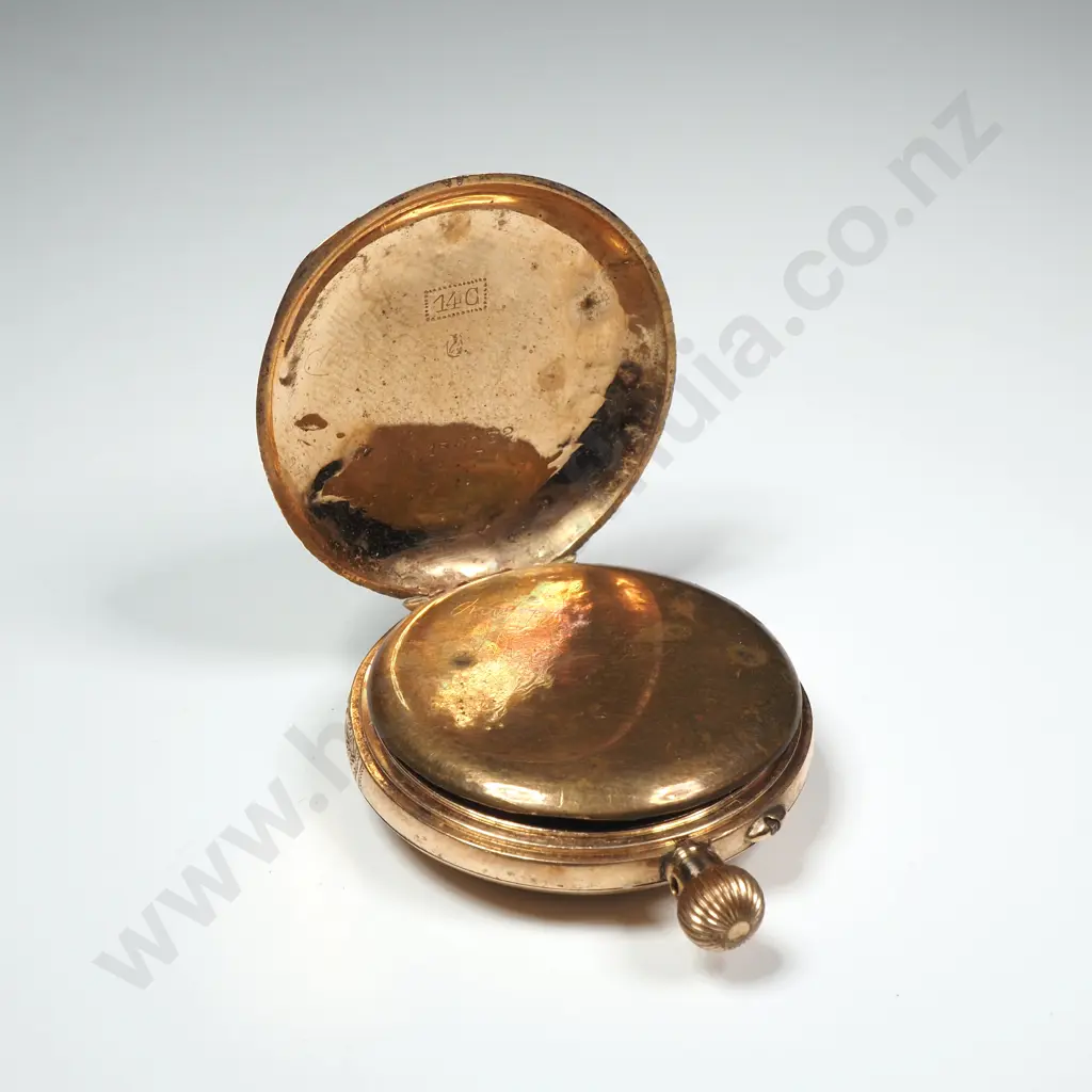 14ct Gold Shaw & Son Pocket Watch Image 1++
