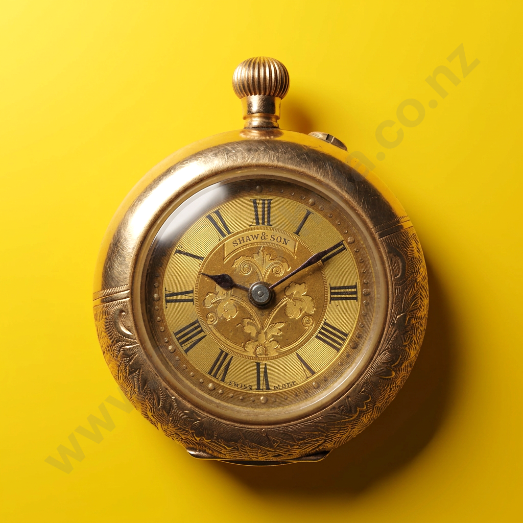 14ct Gold Shaw & Son Pocket Watch Image 1++