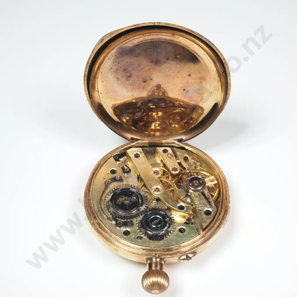 14ct Gold Shaw & Son Pocket Watch Image 1++