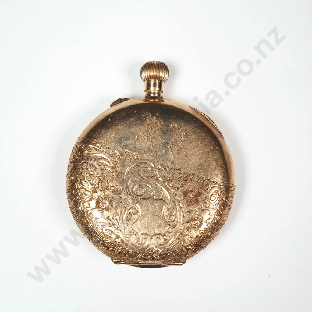 14ct Gold Shaw & Son Pocket Watch Image 1++