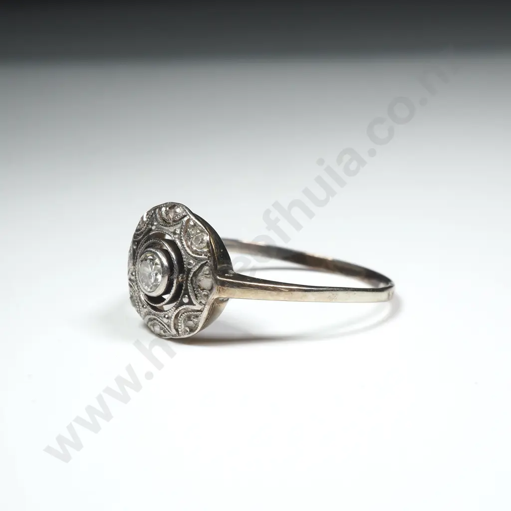 Antique Art Deco Diamond Ring Image 1++