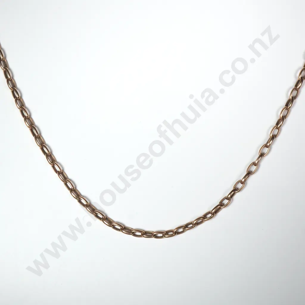 9ct Gold Chain with Large Spring Ring Image 1++