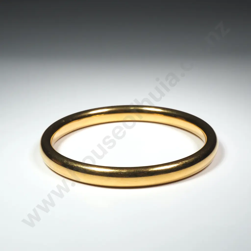 14ct Gold Italian Rounded Bracelet Image 1++