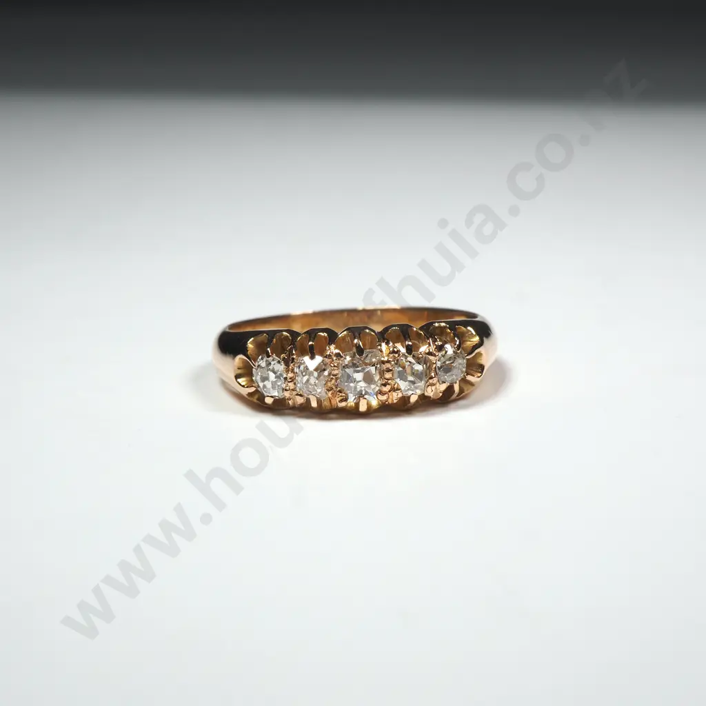 Antique 18ct Gold London Bridge Diamond Ring w Valuation for $4,675.00 Image 1++