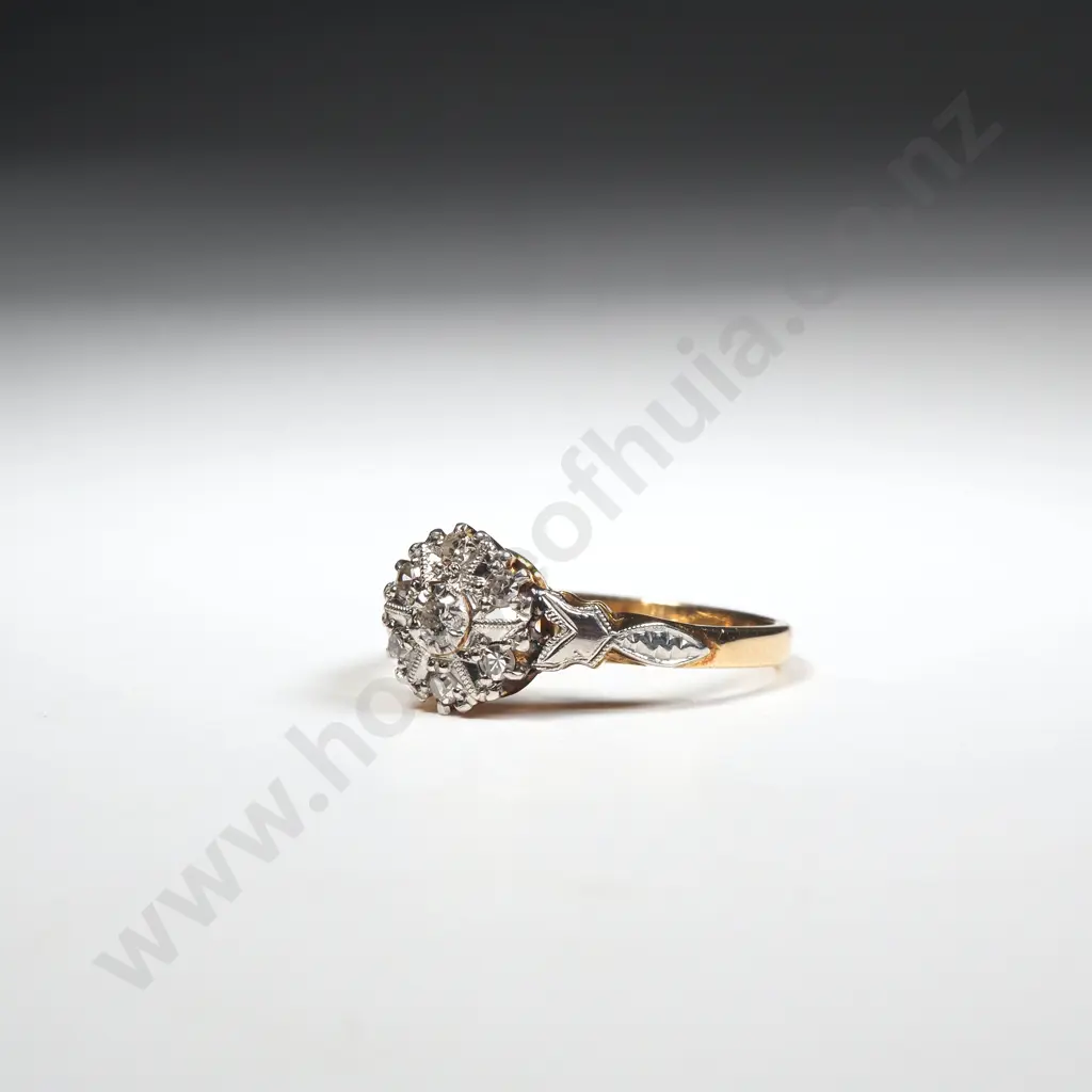18ct Gold Diamond Ring Image 1++