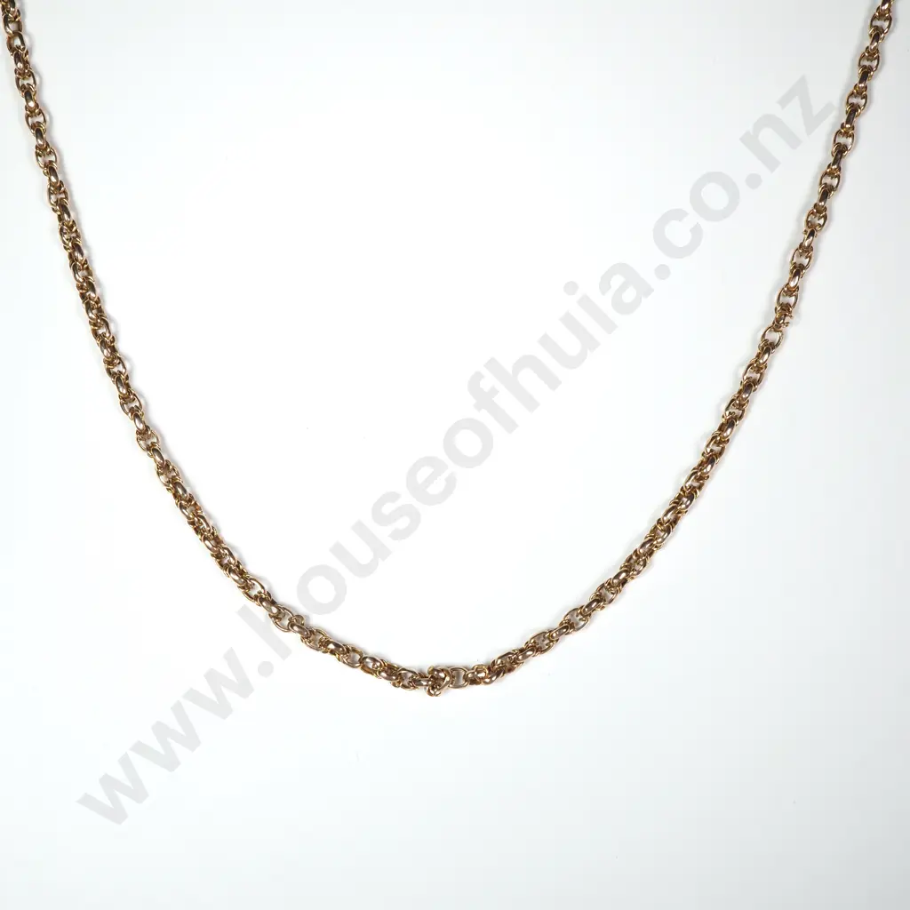 Antique 9ct Rose Gold Necklace Image 1++
