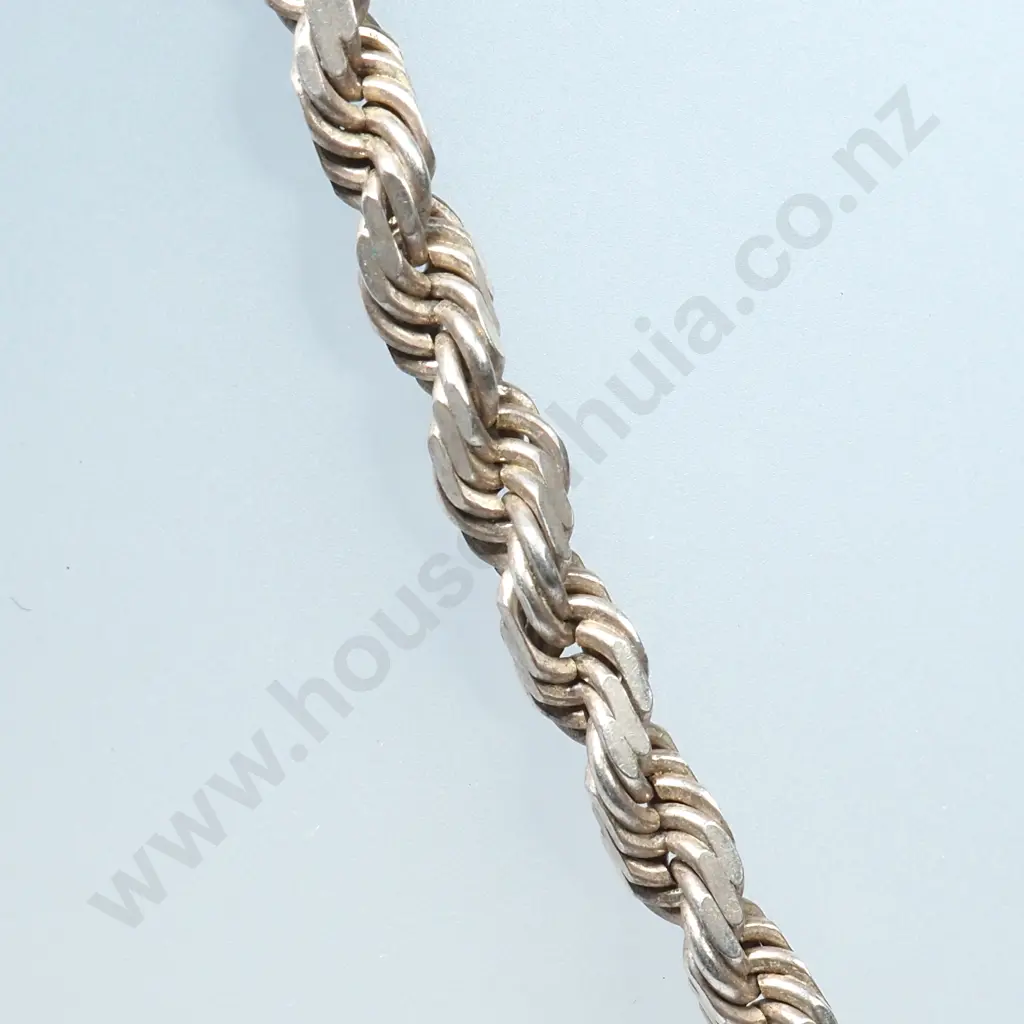 Sterling Silver Rope Chain - Made in Peru Image 1++