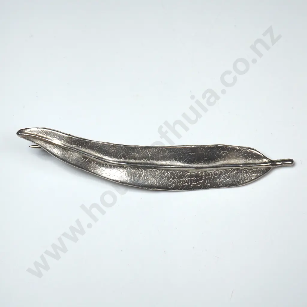 Sterling SIlver Leaf Brooch Image 1++