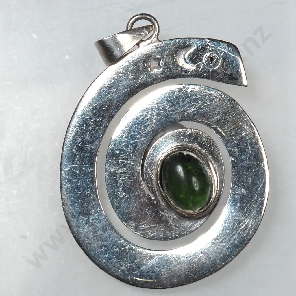 Sterling Silver Swirl Pendant Image 1++