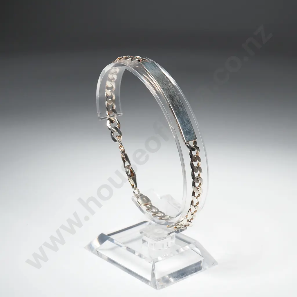 Sterling Silver ID Bracelet Image 1++