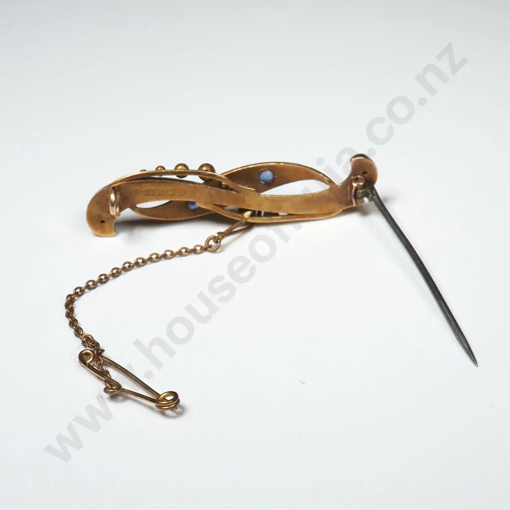 15ct Gold Antique Brooch Image 1++