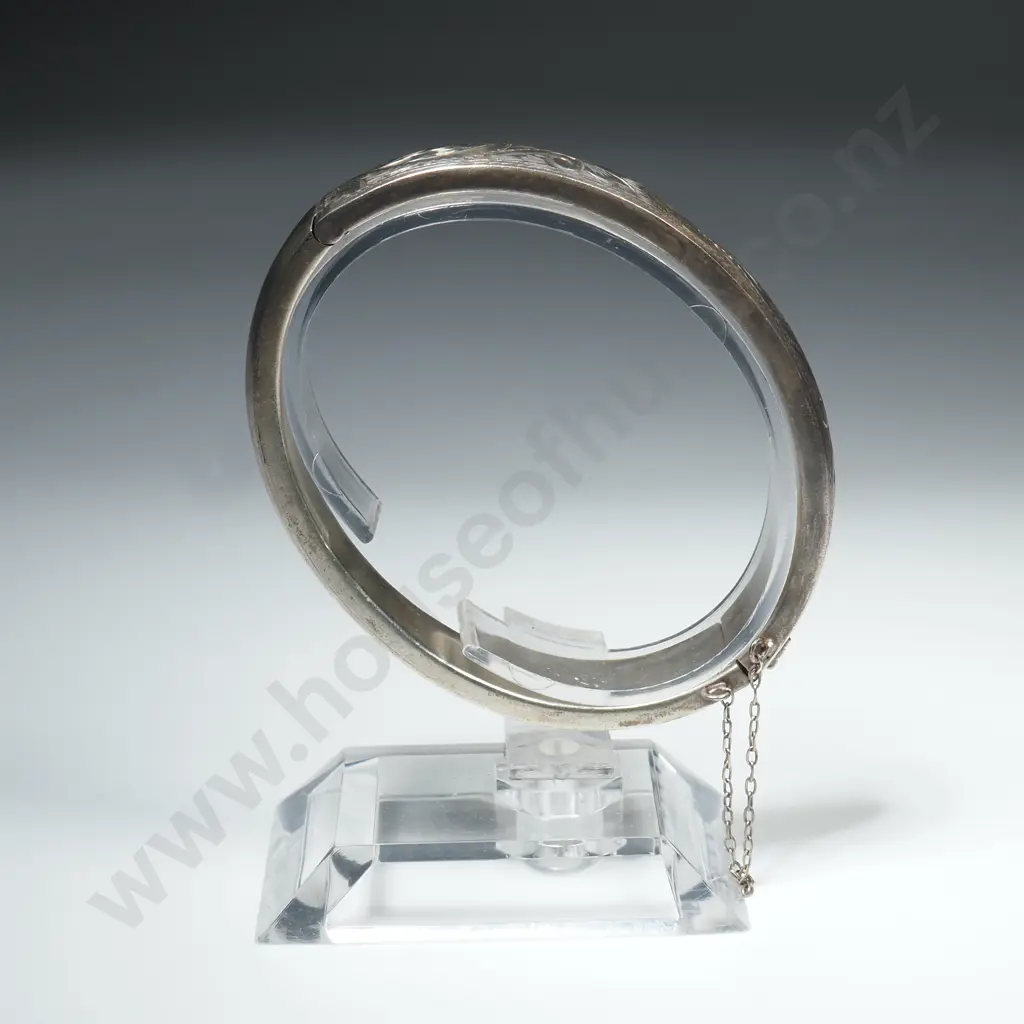 Sterling Silver Hinged Bracelet Image 1++