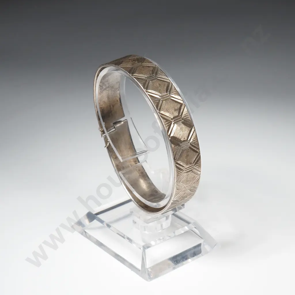 Vintage Sterling Silver Bracelet w English Hallmarks Image 1++
