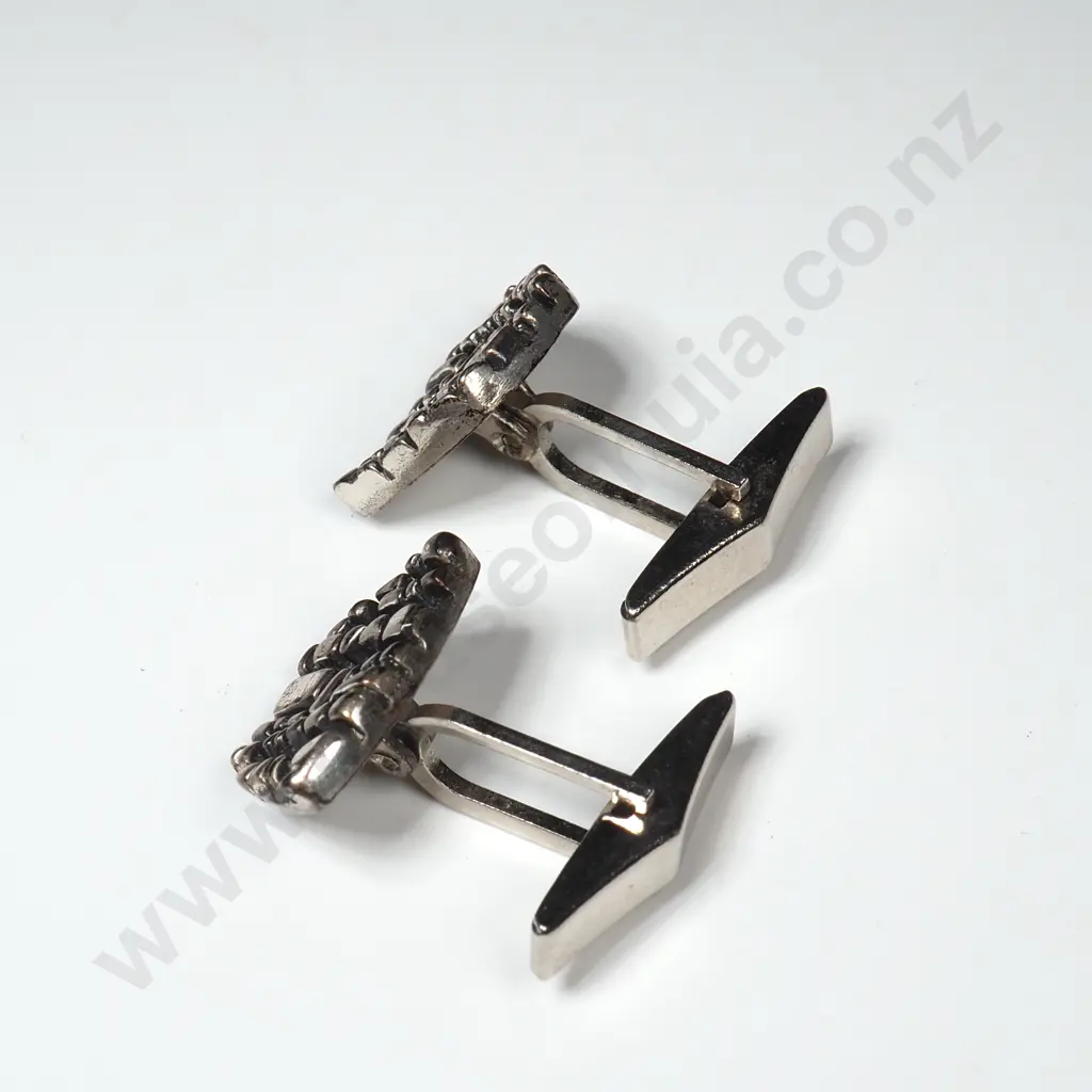 Sterling Silver Gents Cufflinks Image 1++