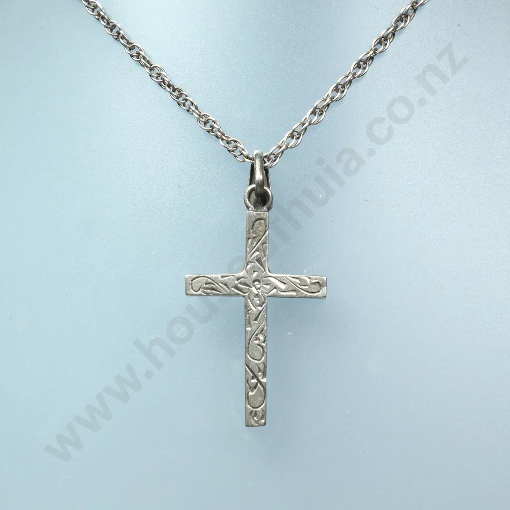 Sterling Silver Cross Pendant Image 1++